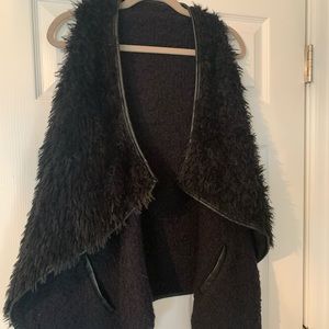 Reversible fur vest
